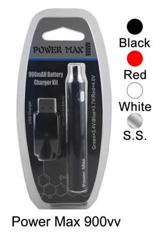 Power Max 900mah Battery Charger Kit 900vv