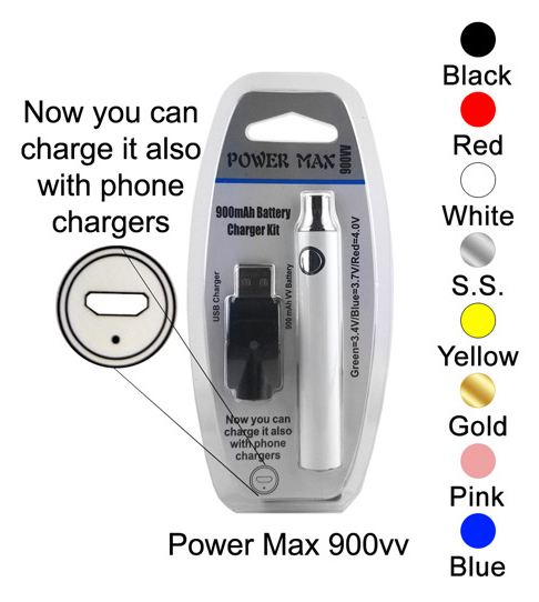 Power Max 900mah Battery Charger Kit Charges With Phone Charges