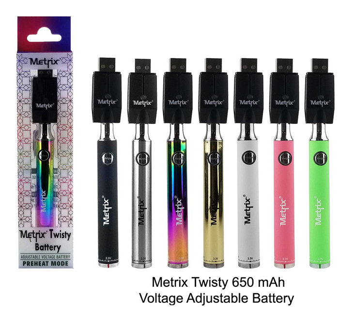 Metrix Twisty 650 Mah Voltage Adjustable Battery