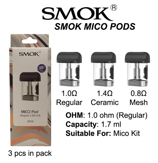 Smok Mico Pods Regular 1.0 Ohm