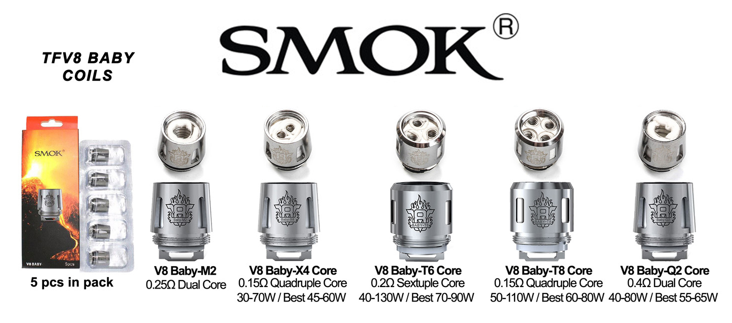 Smoke Tfv8 Baby Coils