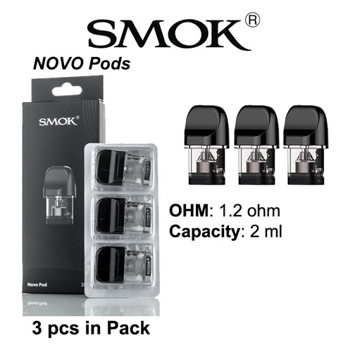 Smok Novo Pods 1.2 Ohm &  2 Ml