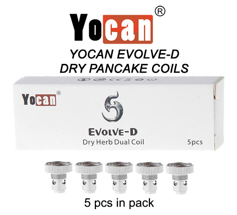 Yocan Evolve d Dry Pancake Coils