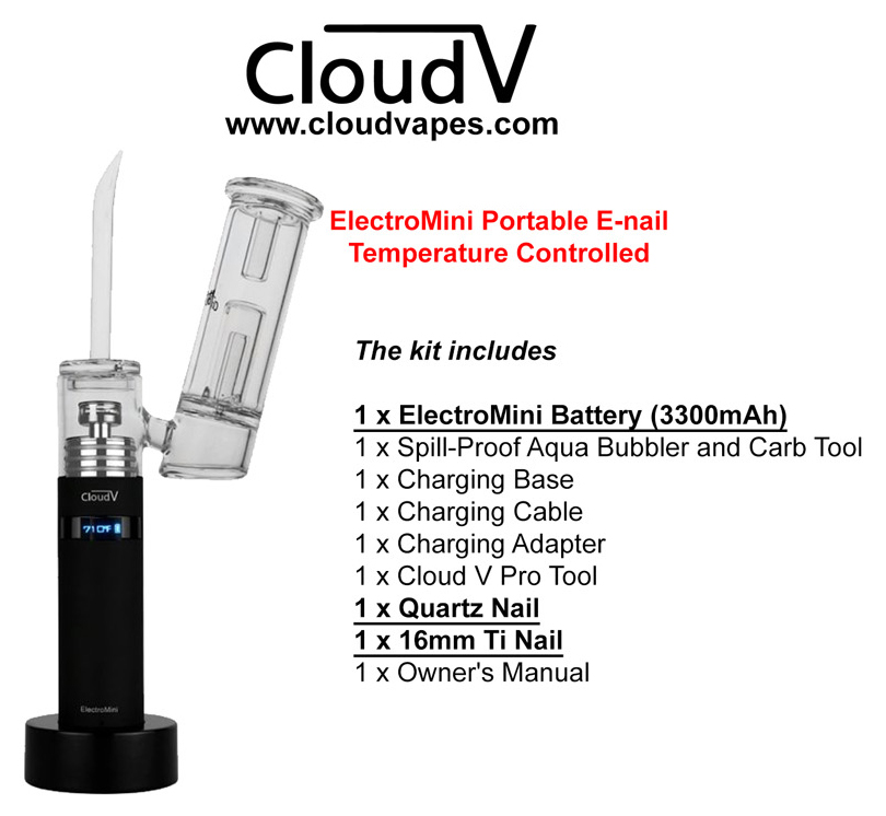 Electromini Portable E nail Temperature Controlled 3300mah