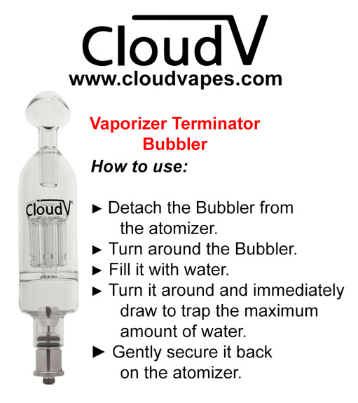 Cloudv Vaporizer Terminator Bubbler