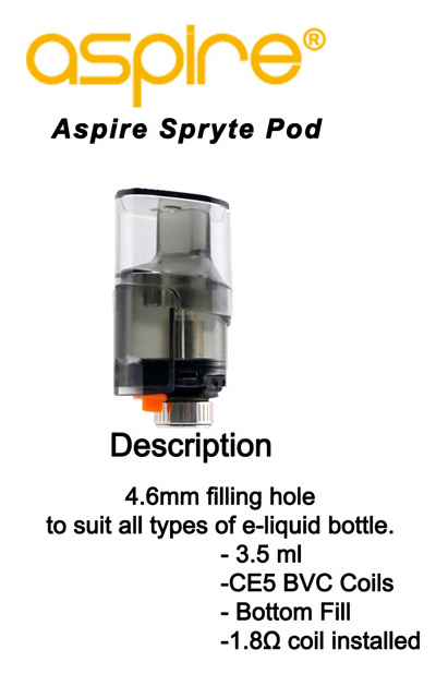 Aspire Spryte Pod 1.8 Ohm Coil