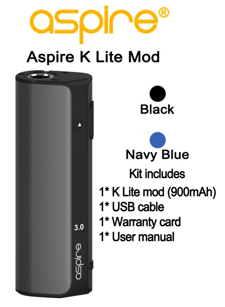 Aspire K Lite Mod 900mah