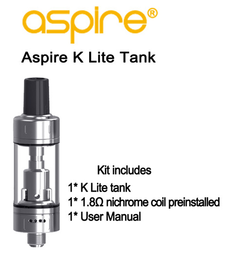 Aspire K Lite Tank 1.8ohm