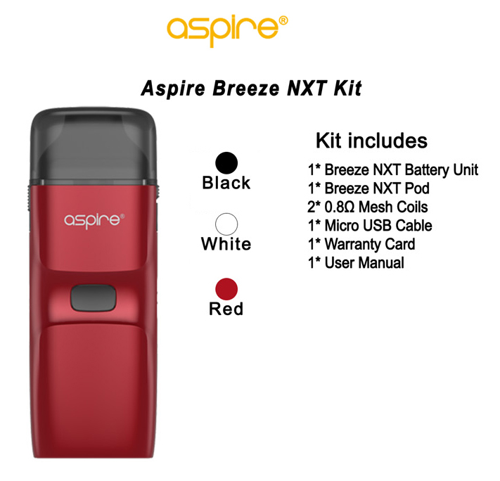 Aspire Brezze Nxt Kit Red