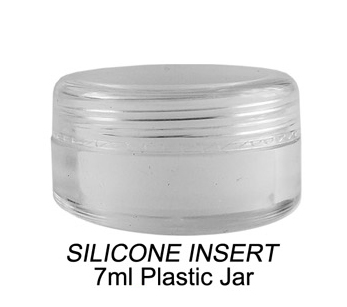 7ml Silicone Insert Plastic Jar