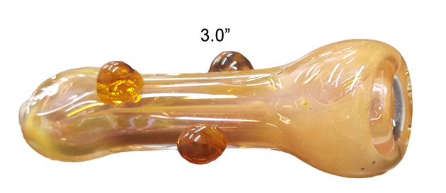 3 Inch Coffee Glass Hand Pipe