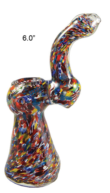 6 Inch Red blue Bubbler