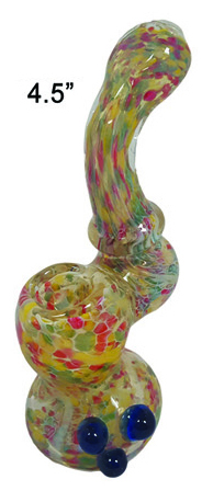 4.5 Inch Green blue Bubbler