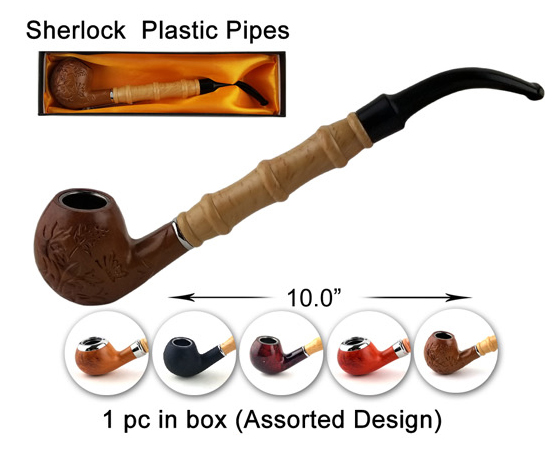 10 Inch Sherlock Plastic Pipes