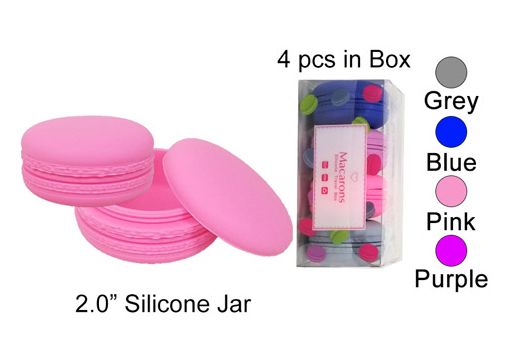 2.0 Inch Pink Silicone Jar 5129