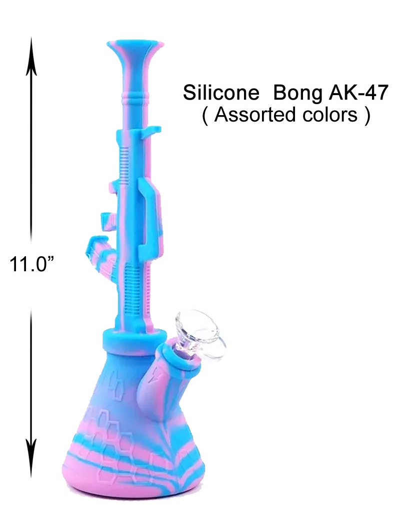 11 Inch Silicone Bong Ak 47