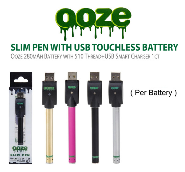 OOZE Slim Pen With Usb Touchless Battery 280mah