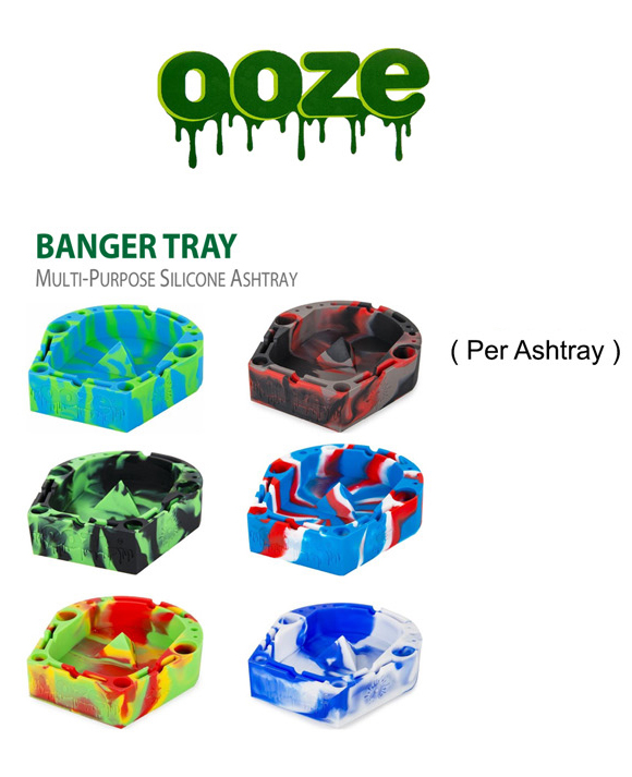 OOZE Multi purpose Silicone Banger Tray Ashtray