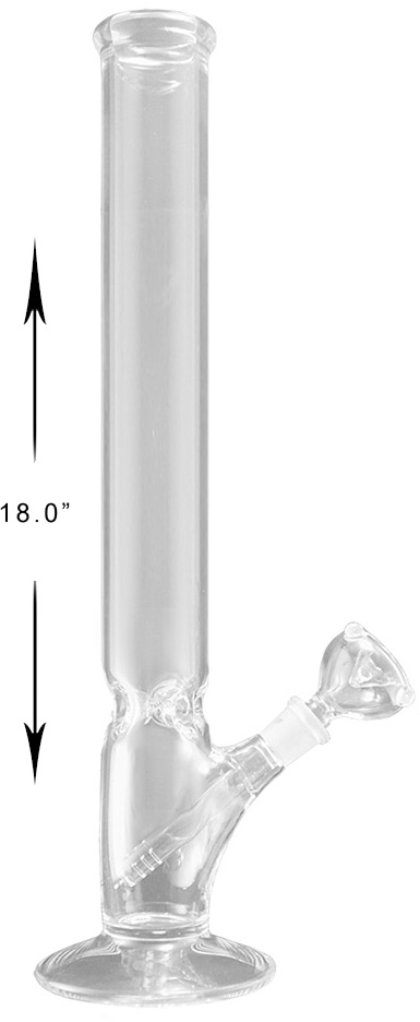 18 Inch Straight Tube Water Pipe