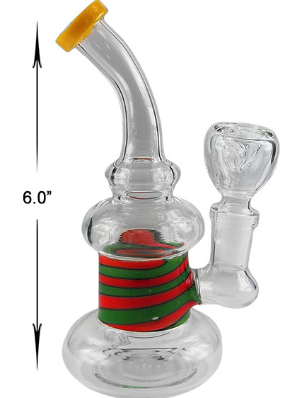 6 Inch Red And Green Water Pipe