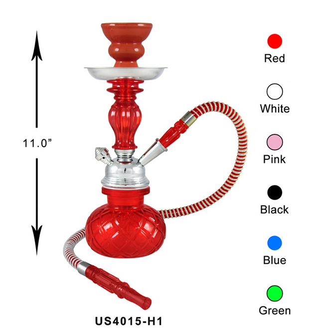 11.0 Inch Red Hookah Us4015 h1