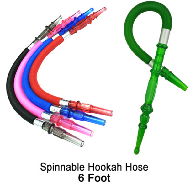 6 Foot Spinnable Hookah Hose