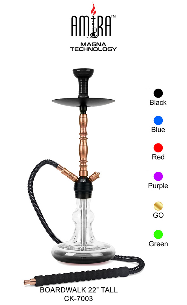 Hookah Boardwalk 22 Inch Tall Ck 7003