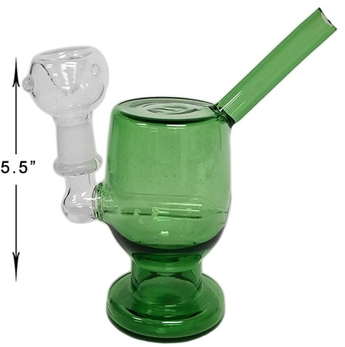 5.5 Inch Green Water Pipe