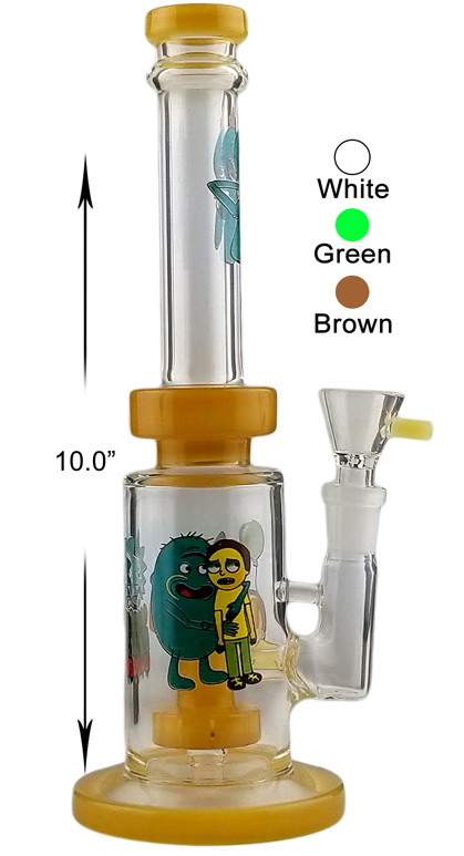 10 Inch Rick And Morty Percolator Water Pipe