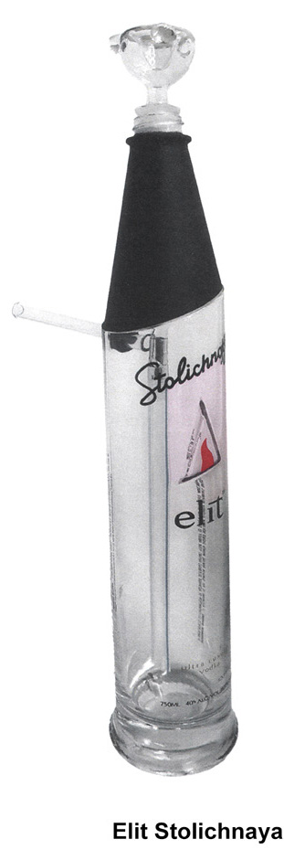 Elit Stolichnaya Bottle Water Pipe