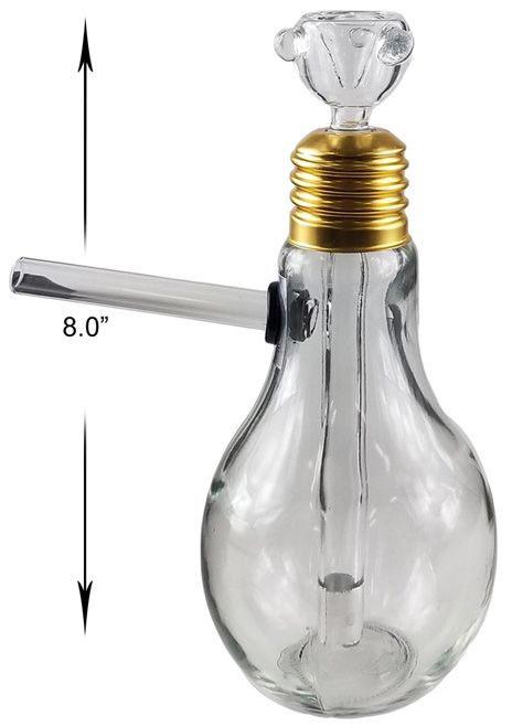 8 Inch Light Bulb Water Pipe