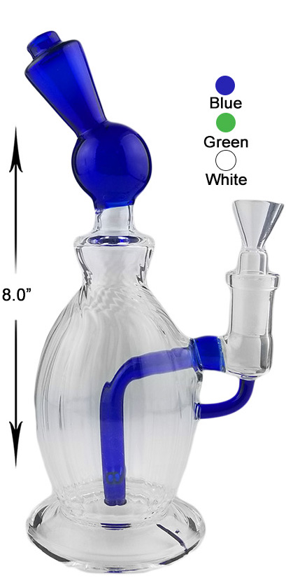 8 Inch Glass Water Pipe