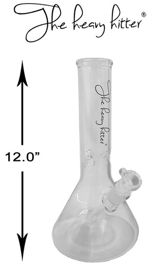 12 Inch Clear The Heavy Hitter Beaker Water Pipe