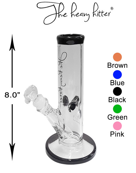 8 Inch The Heavy Hitter Straight Shooter Bong