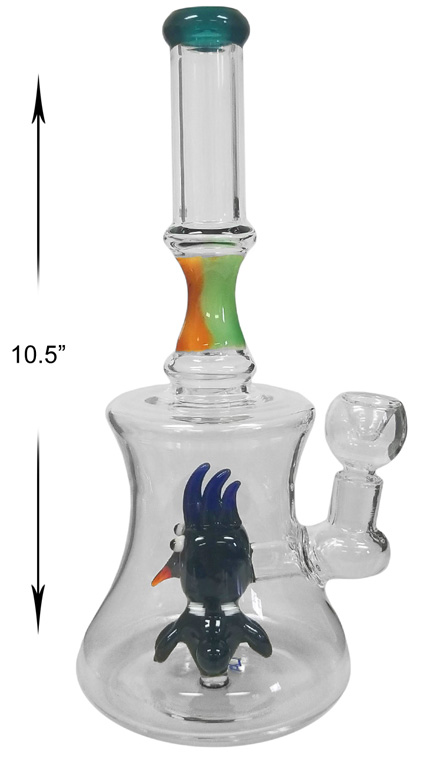 10.5 Inch Bird Head Percolator Water Pipe