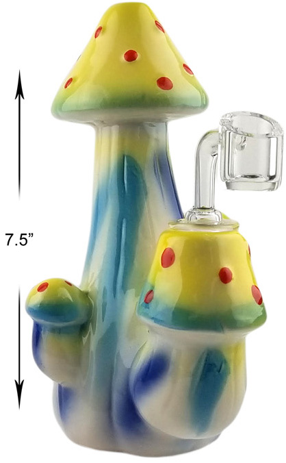 7.5 Inch Mushrooms Dab Rig