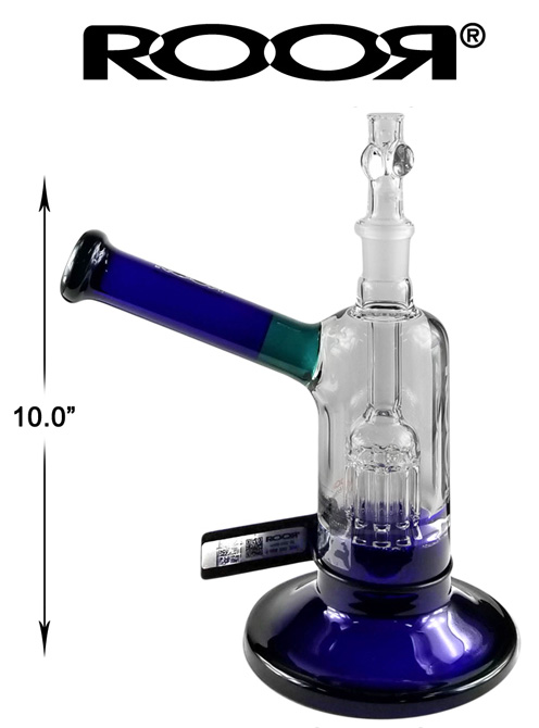 10 Inch Blue Perc Dab Rig Roor